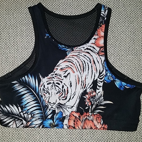 GUC L'urv tropical tiger leggings and crop set - Picture 2 of 9